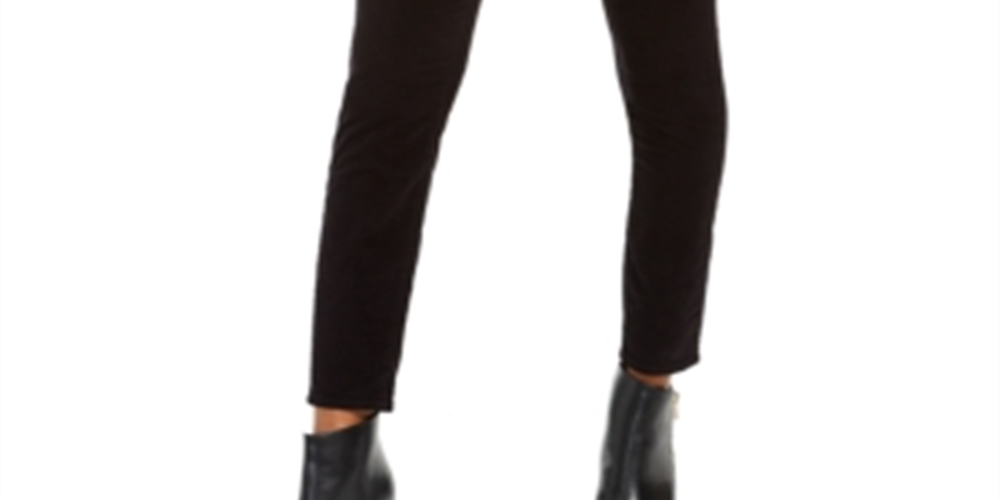 Articles of Society Women's Hilary Velvet High Rise Jeans Black Size 25