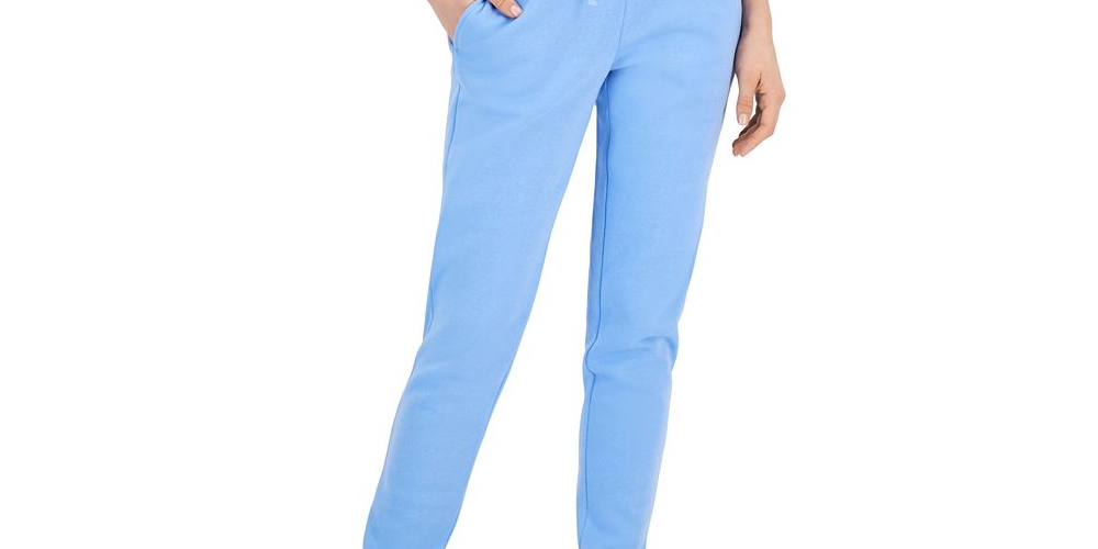 ID Ideology Women's Fleece Joggers Blue Size Medium - Picture 8 of 12