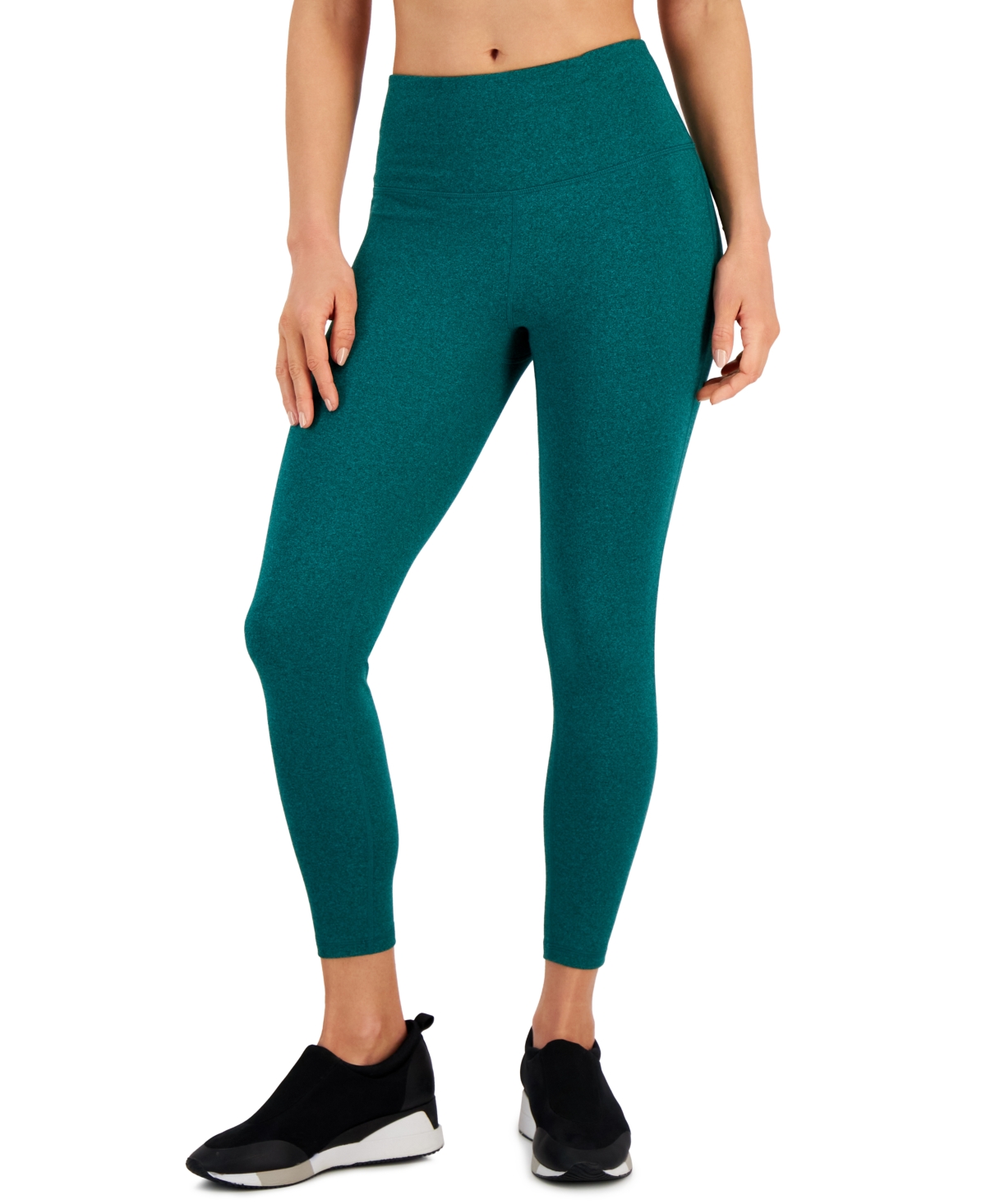 ID Ideology Women's Sweat Set 7/8 Length Leggings Green Size X-Small