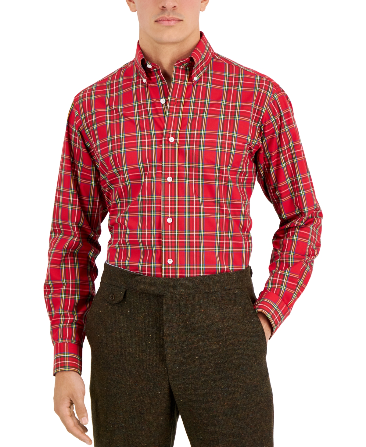 club room dress shirt review Club Room Men's Regular Fit Traveler Dress Shirt, Created for Macy's - White
