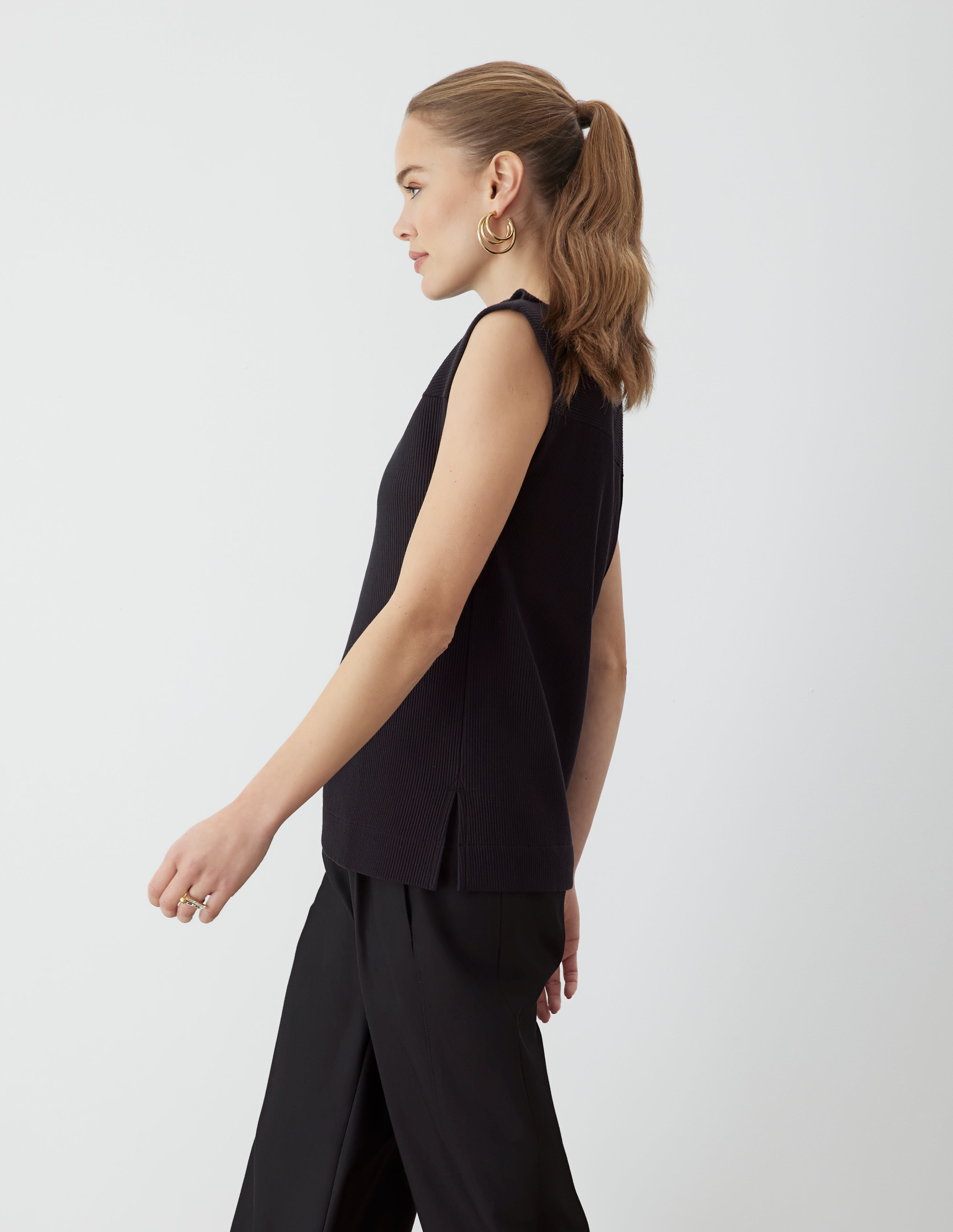 GSTQ Asymmetric Neck Top - Picture 8 of 26