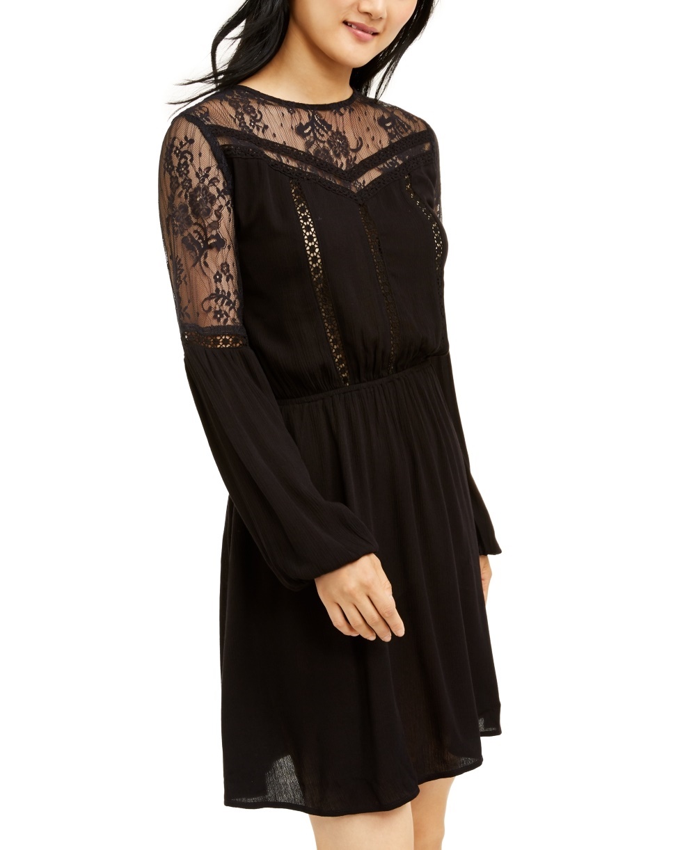 American Rag Junior's Lace Dress Black Size X-Large | eBay