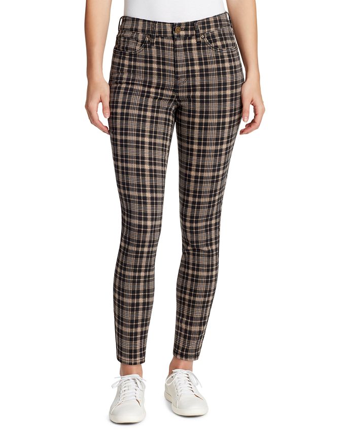 William Rast Women's Plaid Slim Straight Jeans Black Size 28 - Picture 7 of 12