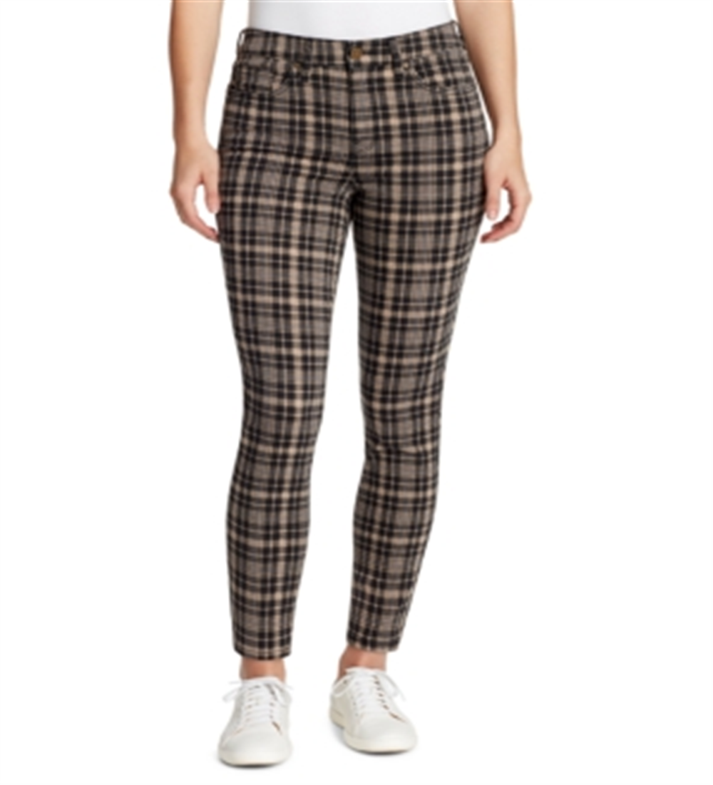 William Rast Women's Plaid Slim Straight Jeans Black Size 28 - Picture 10 of 12
